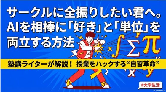 塾講師なのに落単。踊り狂った1年生の私が、AIで学習を「再起動」するまで