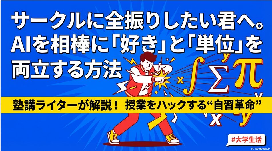 塾講師なのに落単。踊り狂った1年生の私が、AIで学習を「再起動」するまで