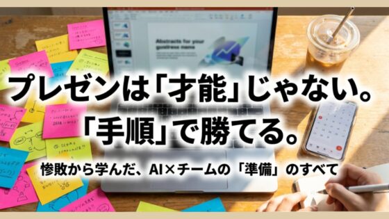 プレゼンが苦手でも結果が変わった、ピッチ準備の見直し方