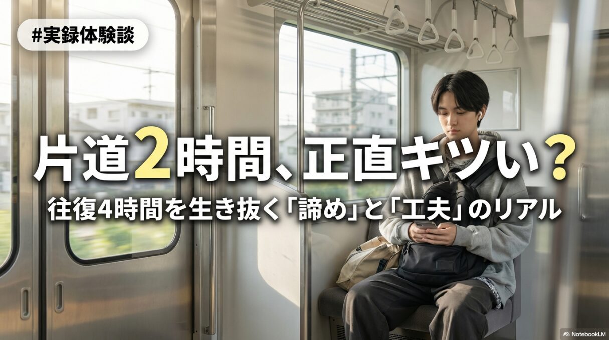 通学片道2時間でも大学生活は回る？実際に通って感じたリアル